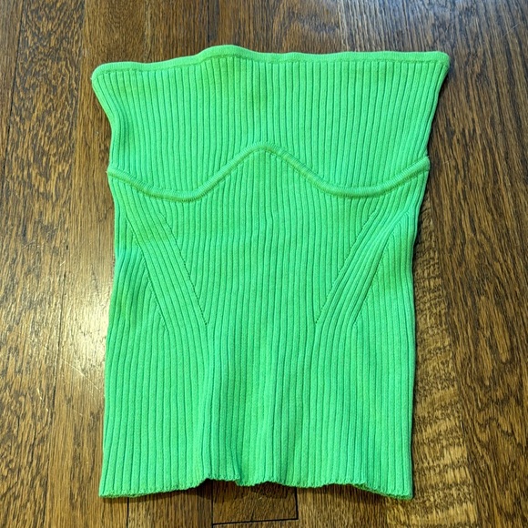 Camila Coelho Hazel Tube Top in Lime Green - Picture 4 of 5